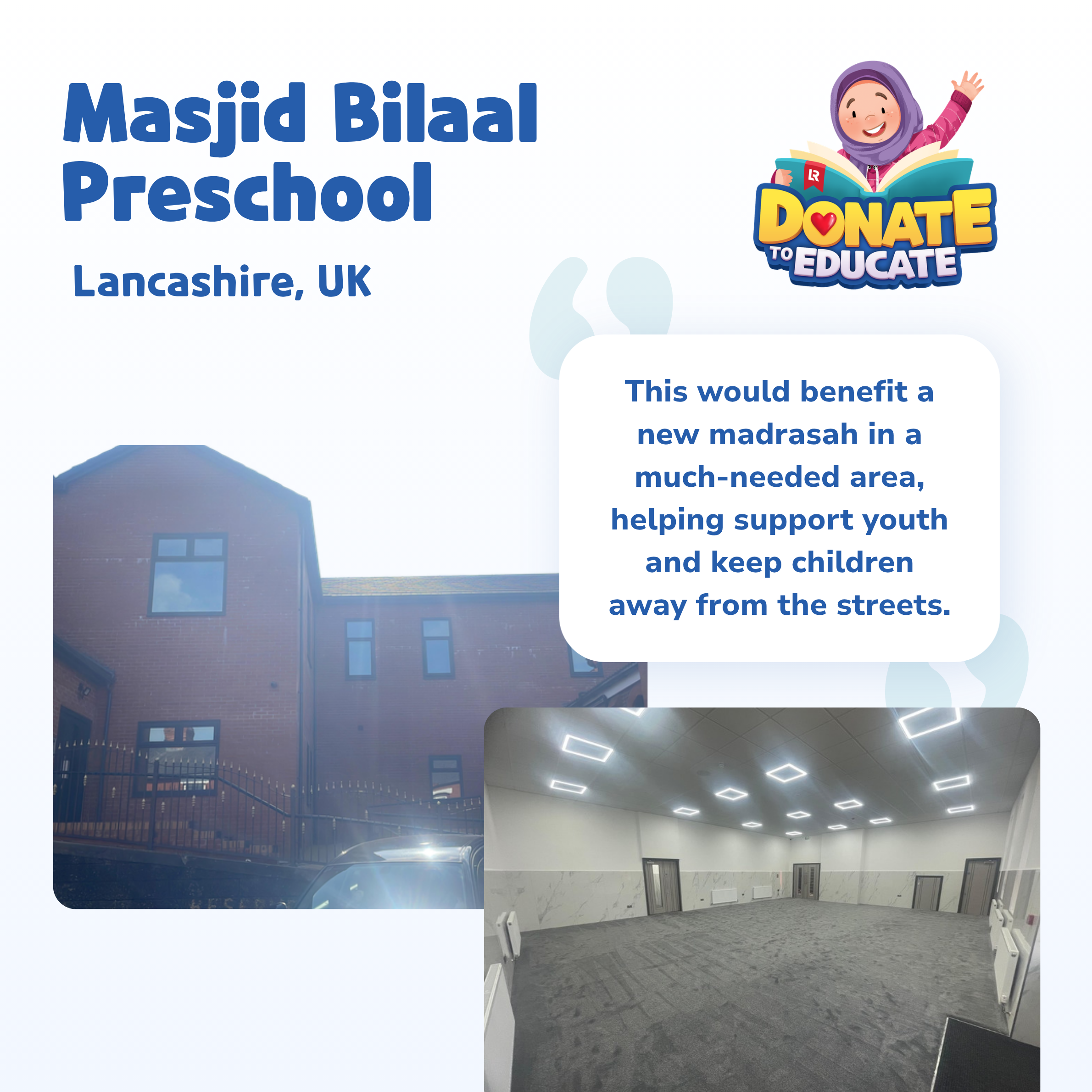Donate to Educate: Package 1