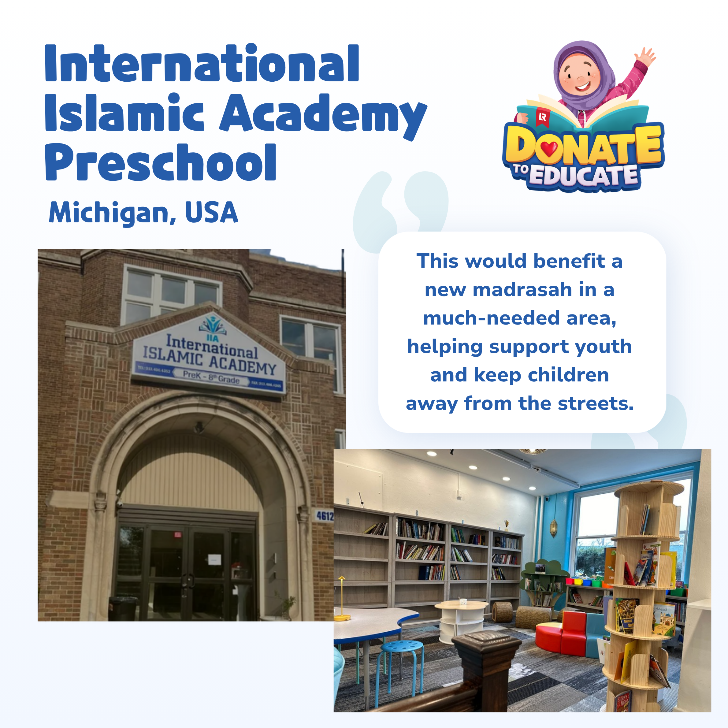 Donate to Educate: Package 1