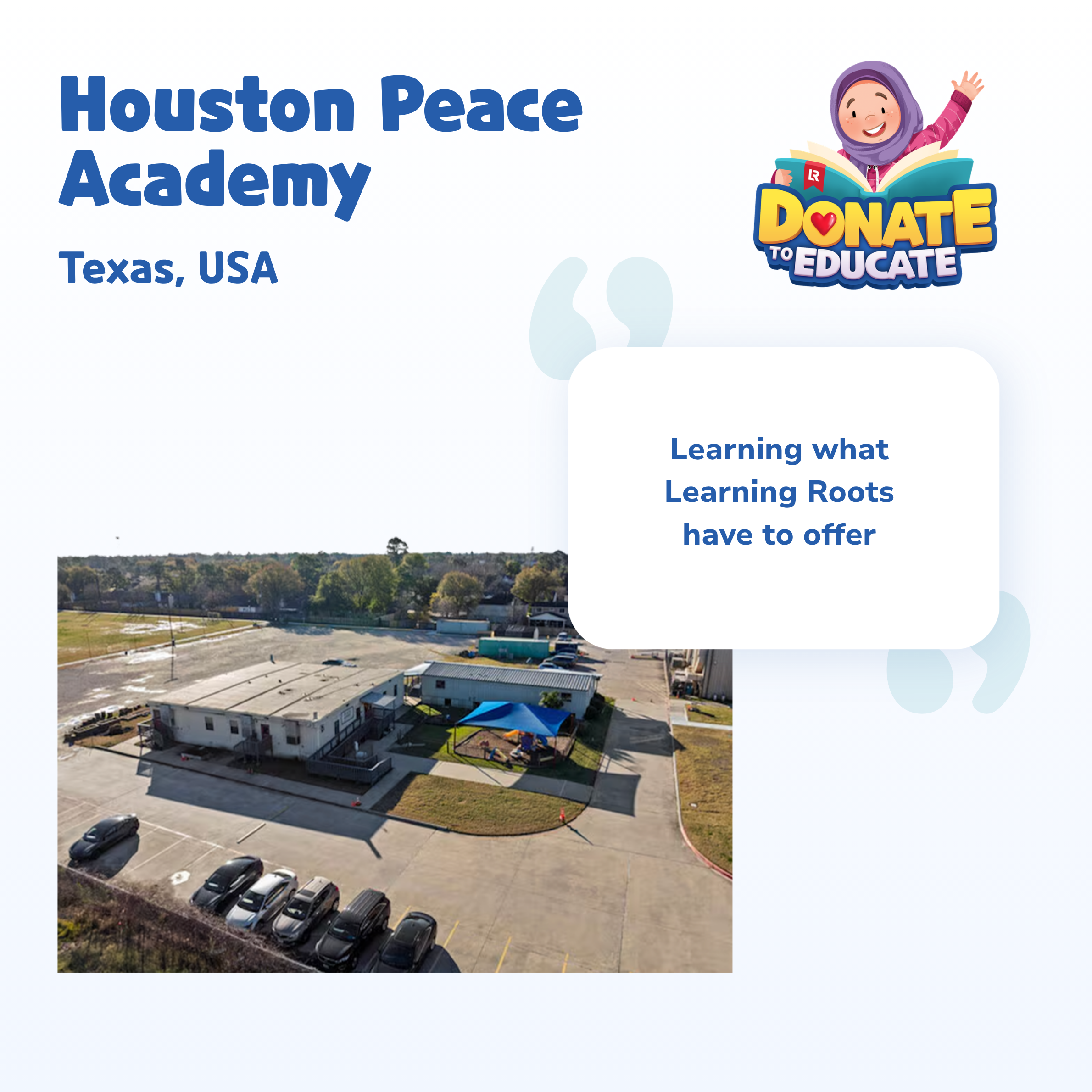Donate to Educate: Package 1