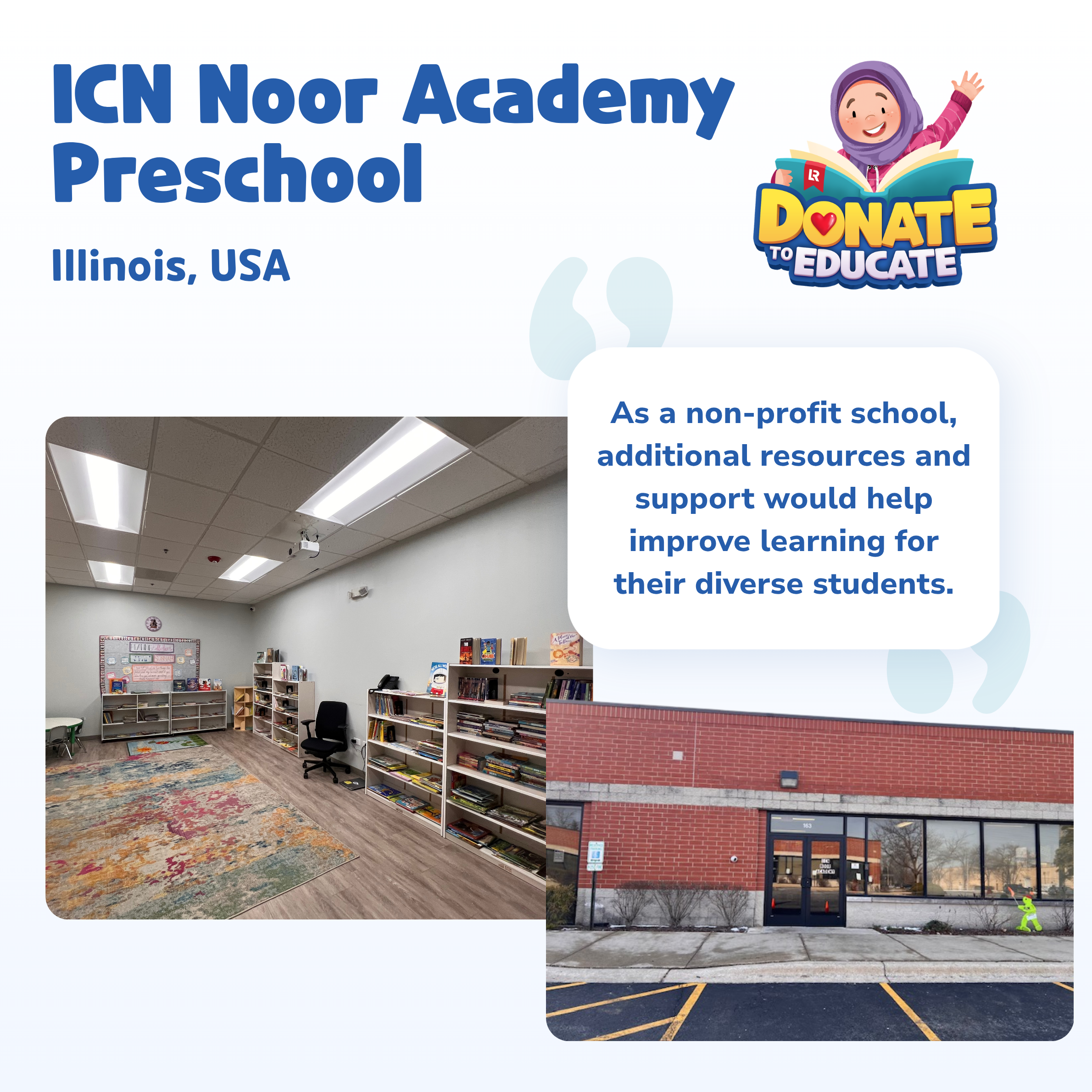 Donate to Educate: Package 1