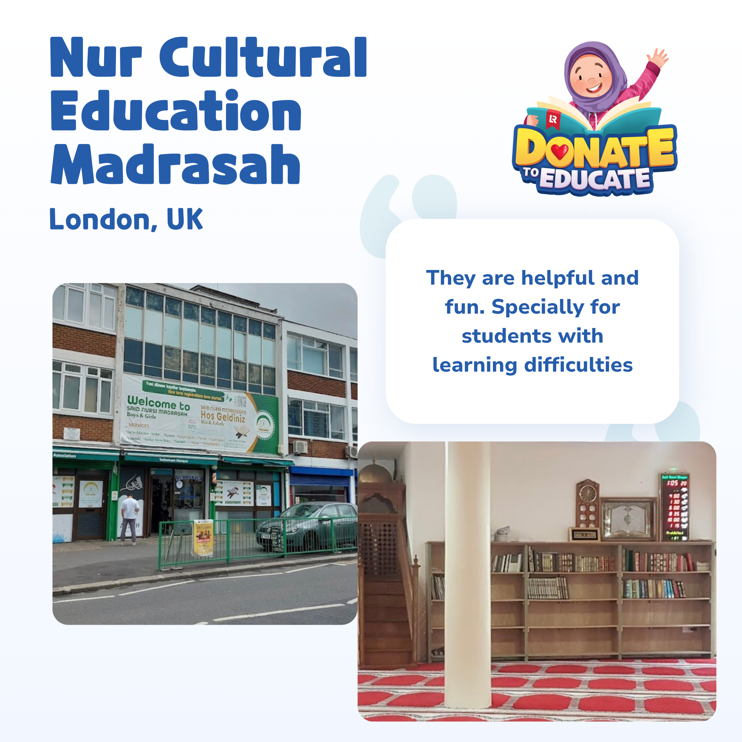 Donate to Educate: Package 1