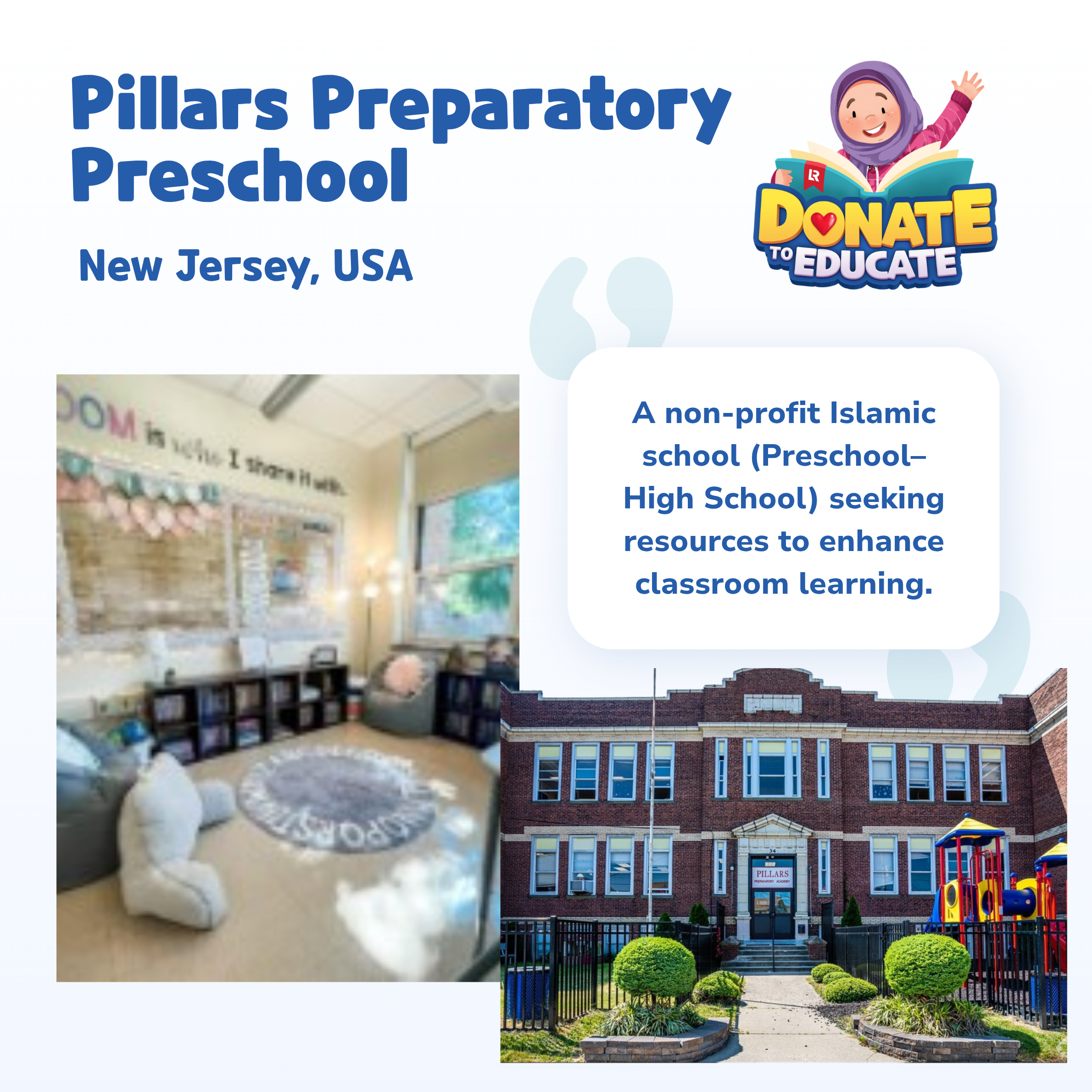 Donate to Educate: Package 1