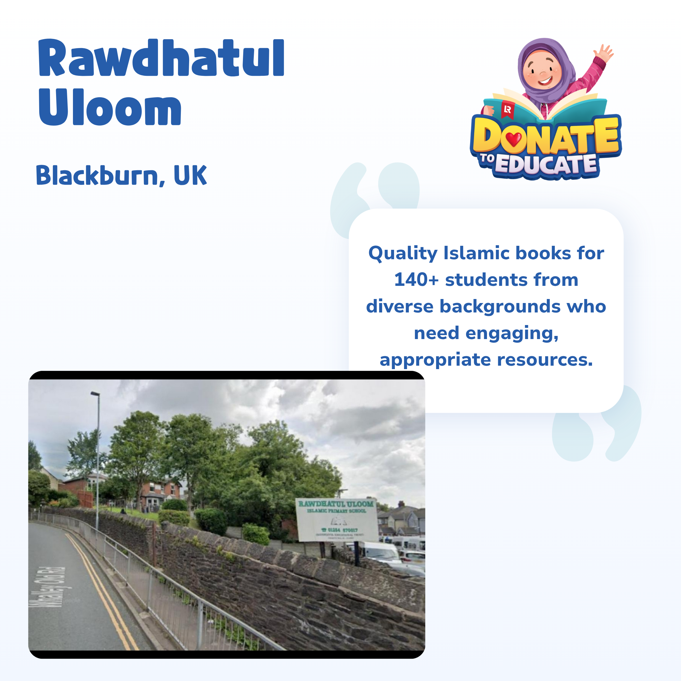 Donate to Educate: Package 2