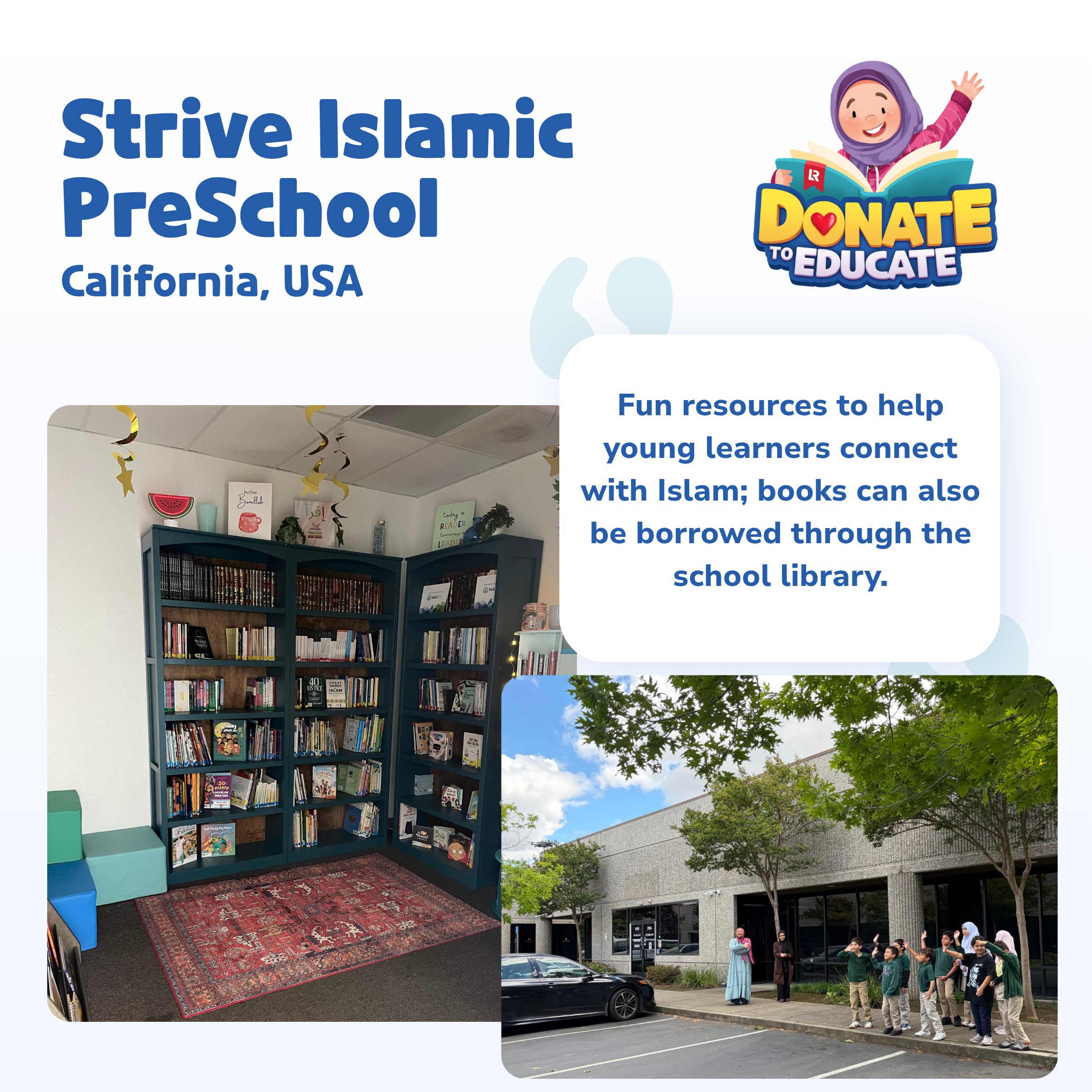Donate to Educate: Package 1