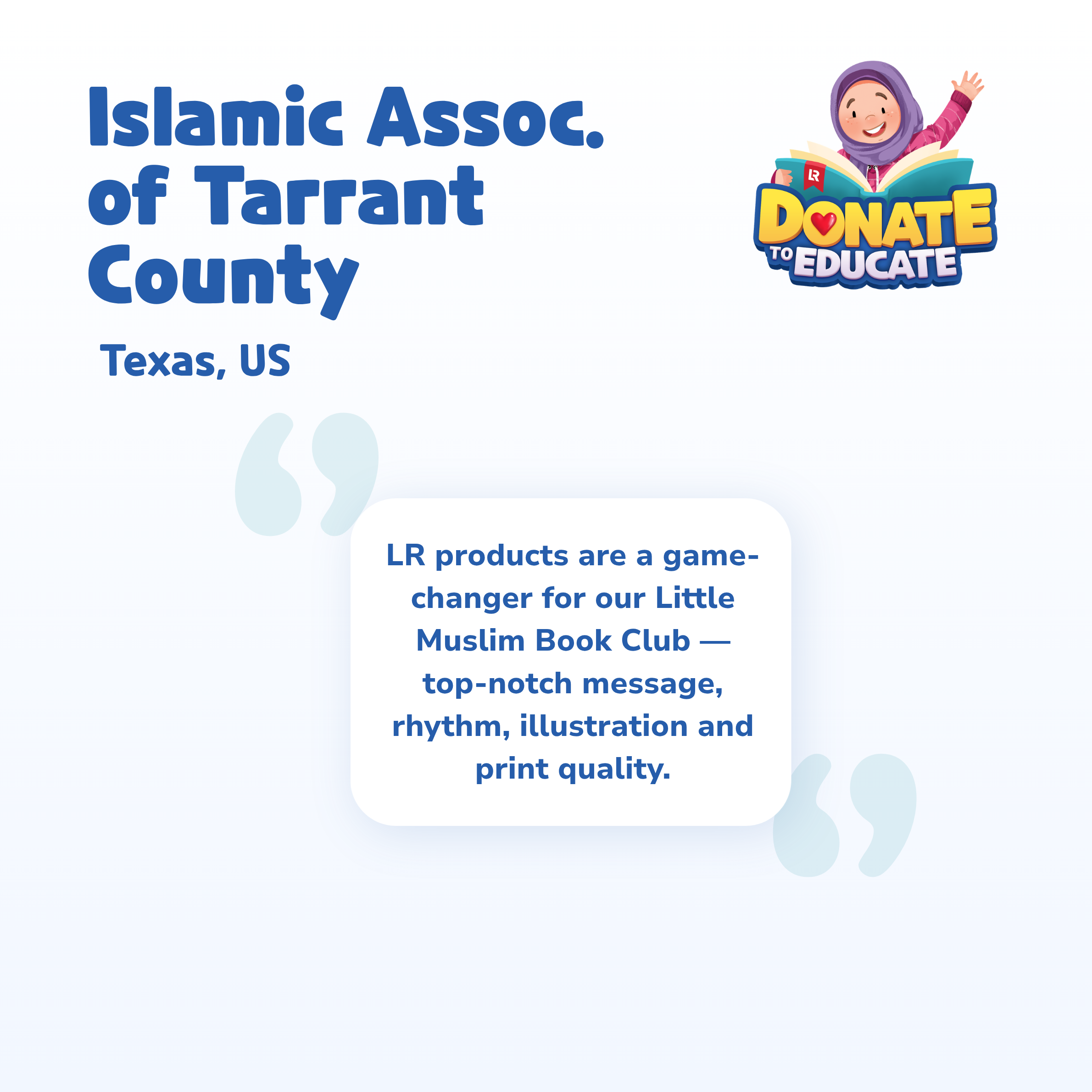 Donate to Educate: Package 2