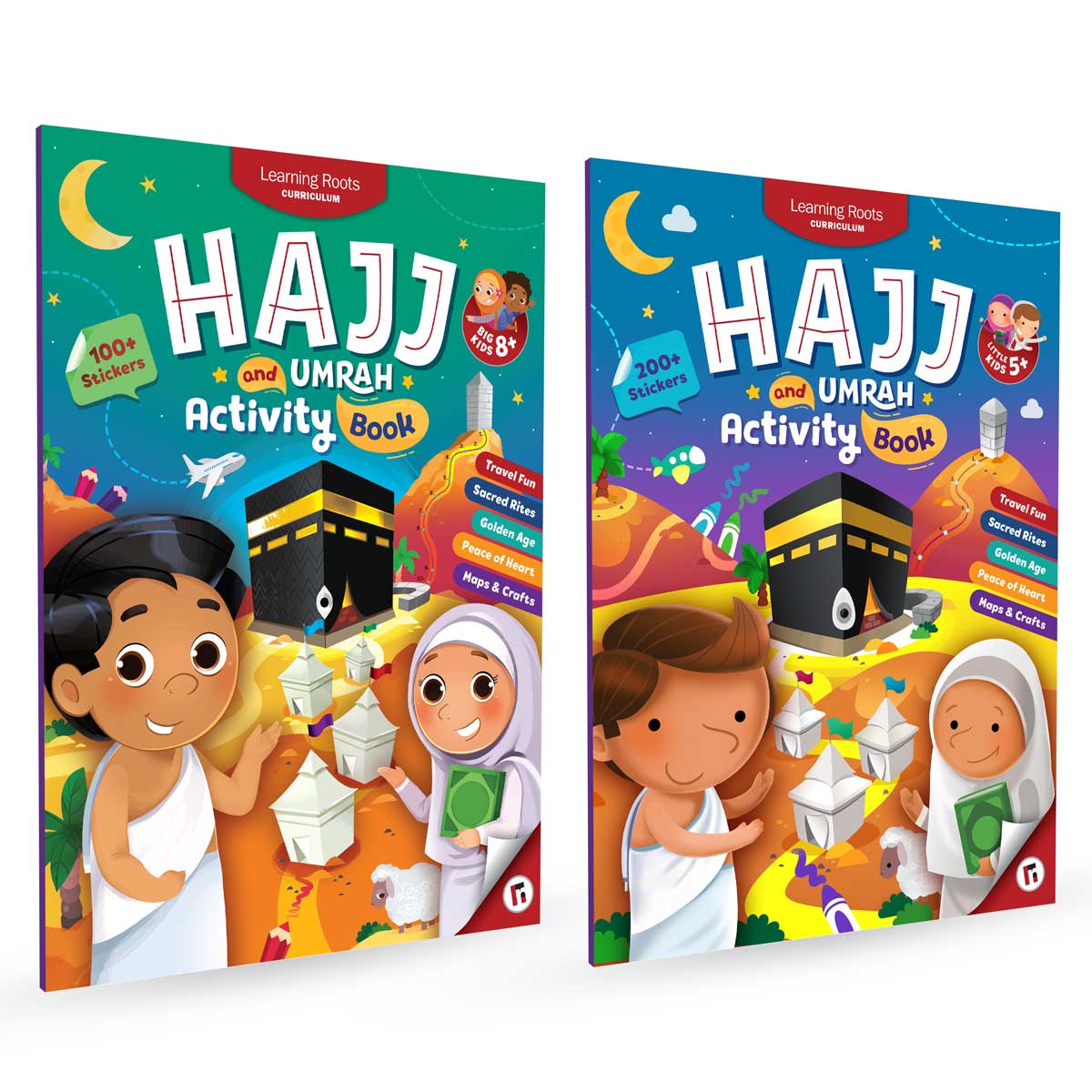 Hajj & Umrah Activity Book Set (Big & Little Kids) – Learning Roots USA