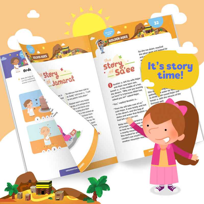 Hajj &amp; Umrah Activity Book Set (Big &amp; Little Kids)
