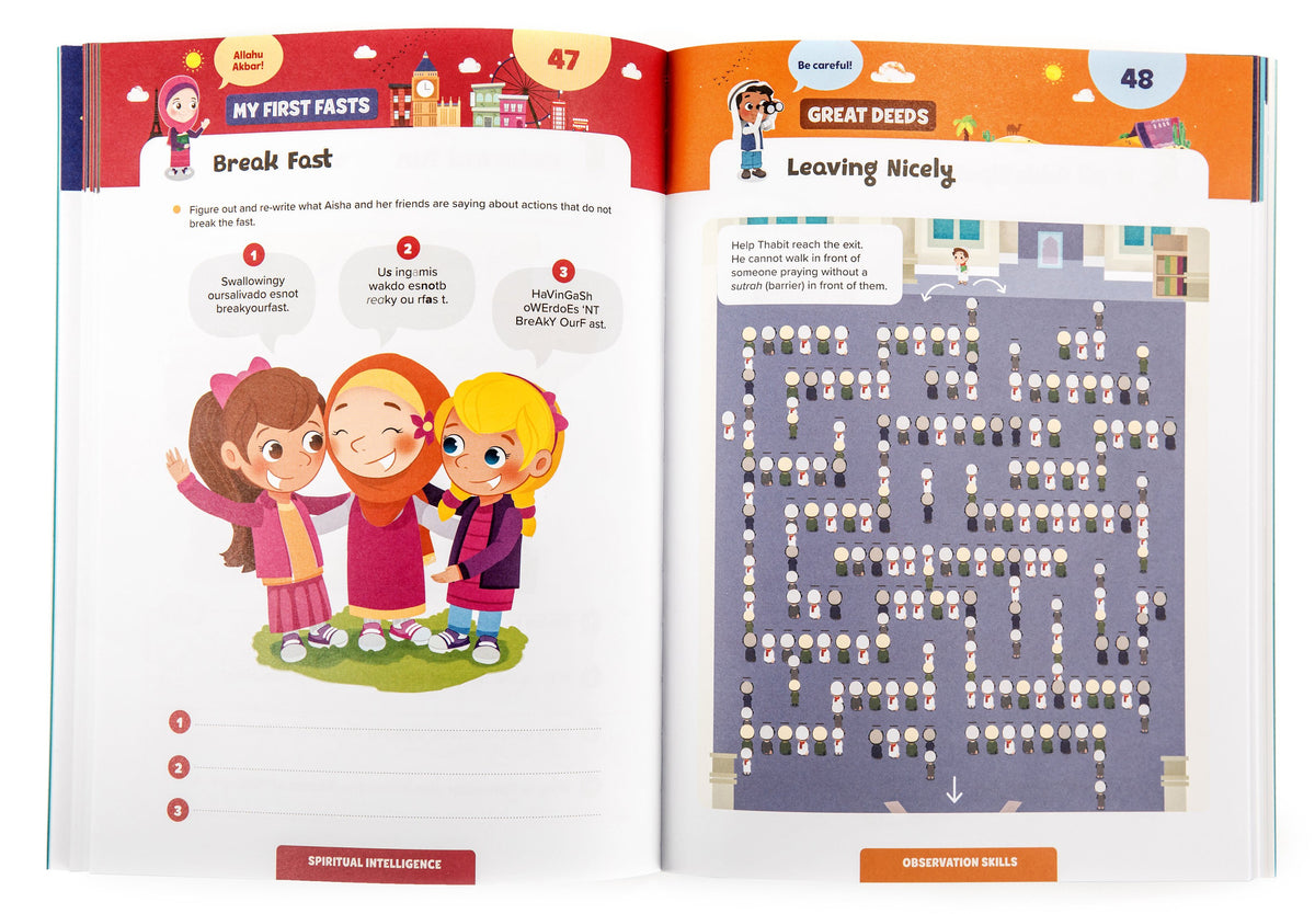 Ramadan Activity Book Set (Big &amp; Little Kids)