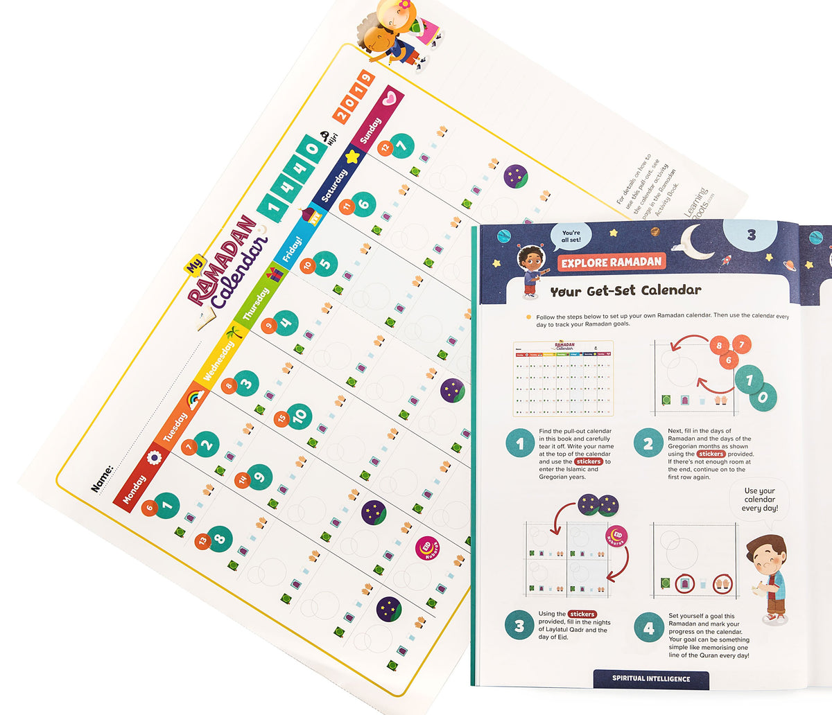 Ramadan Activity Book Set (Big &amp; Little Kids)